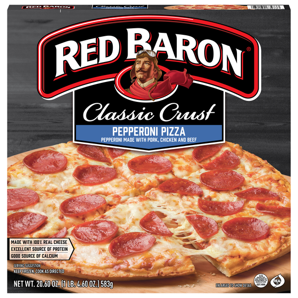Red Baron Classic Crust Pepperoni Pizza Frozen