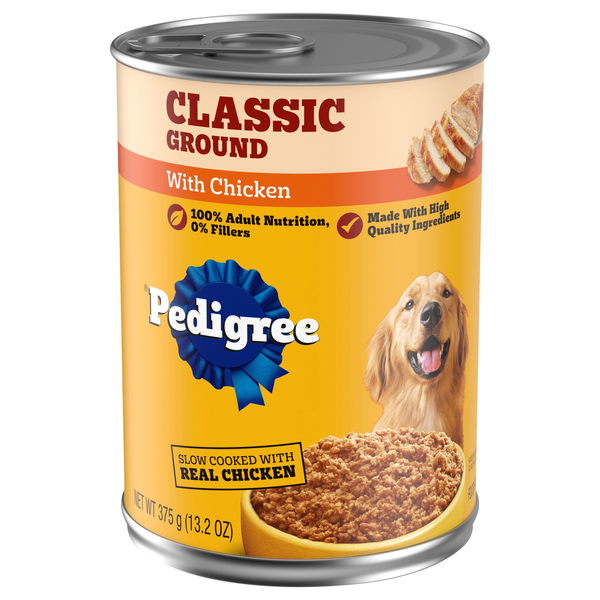 PEDIGREE Chopped Ground Dinner with Chicken Adult Wet Dog Food