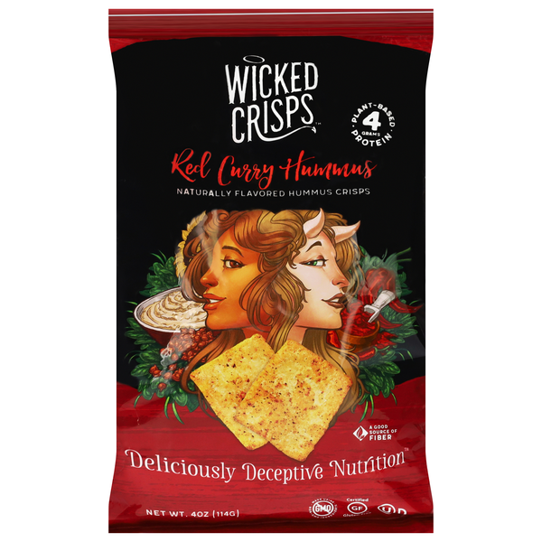 Wicked Crisps Red Curry Hummus Crisps