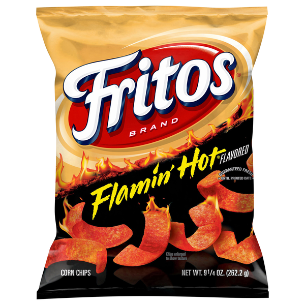 Fritos Flamin' Hot Flavored Corn Chips