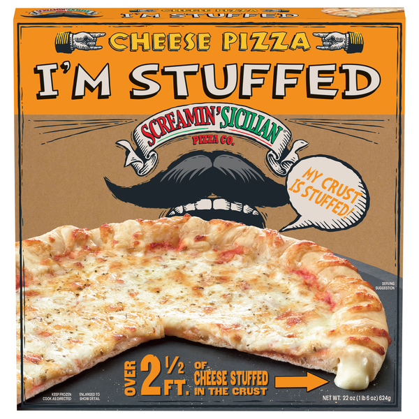 Screamin' Sicilian I'm Stuffed Cheese Pizza Frozen