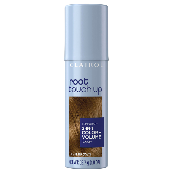 Clairol Root Touch-Up 2-in-1 Temporary Color + Volume Spray Light Brown