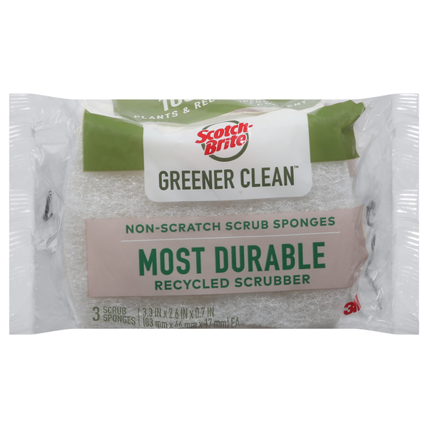 Scotch-Brite Greener Clean Non-Scratch Scrub Sponges