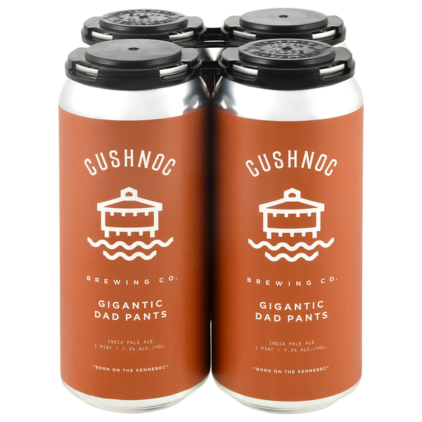 Cushnoc Brewing Co. Gigantic Dad Pants India Pale Ale Beer - 4 pk