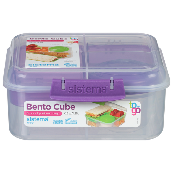 Sistema To Go Bento Cube Purple