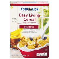Food Lion Easy Living Cinnamon Crispy Oat Squares Cereal