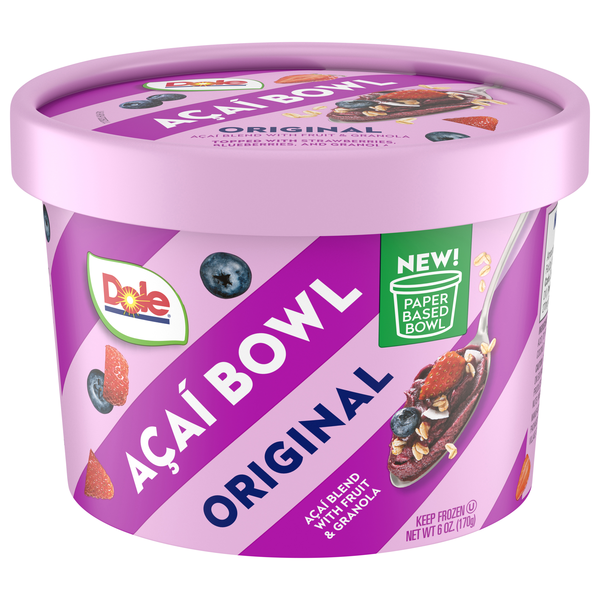 Dole Original Acai Bowls with Fruit & Granola Frozen