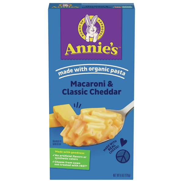 Annie's Organic Classic Cheddar Macaroni & Cheese