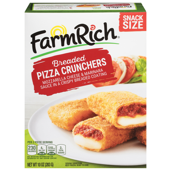 Farm Rich Snack Size Breaded Pizza Crunchers Frozen