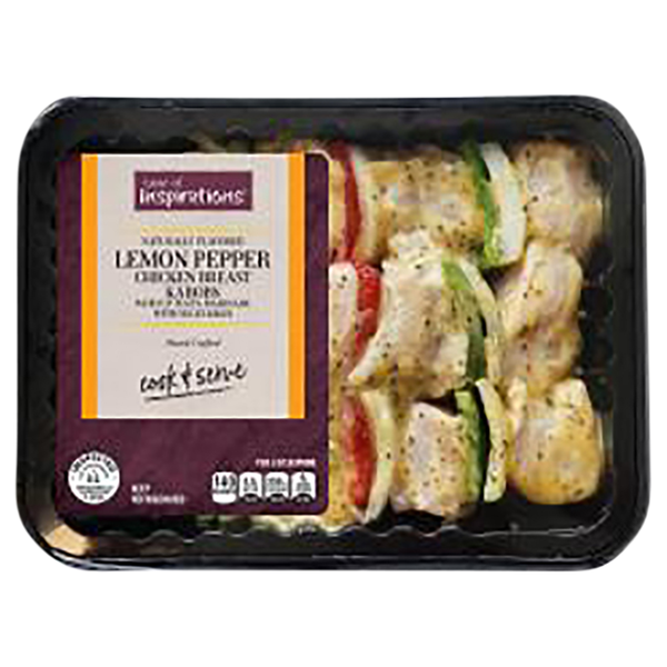 Taste of Inspirations Lemon Pepper Chicken Kabobs Fresh