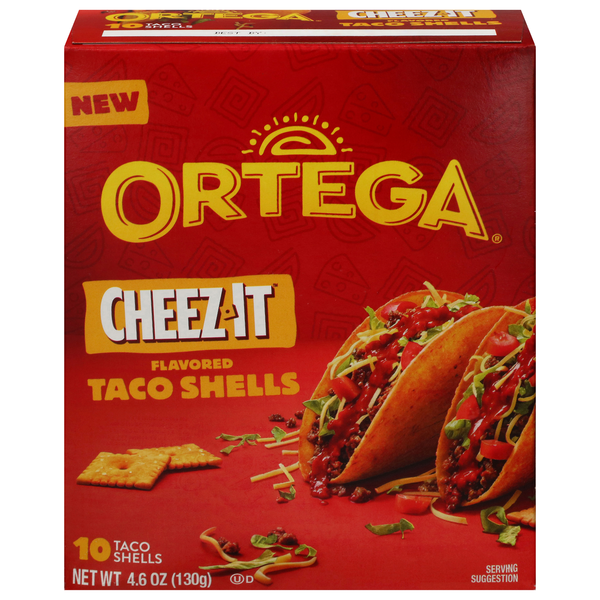 Ortega Cheez-It Flavored Hard Taco Shells - 10 ct