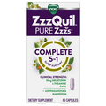 Vicks ZzzQuil PURE Zzzs Complete 5in1 Sleep Support Capsules