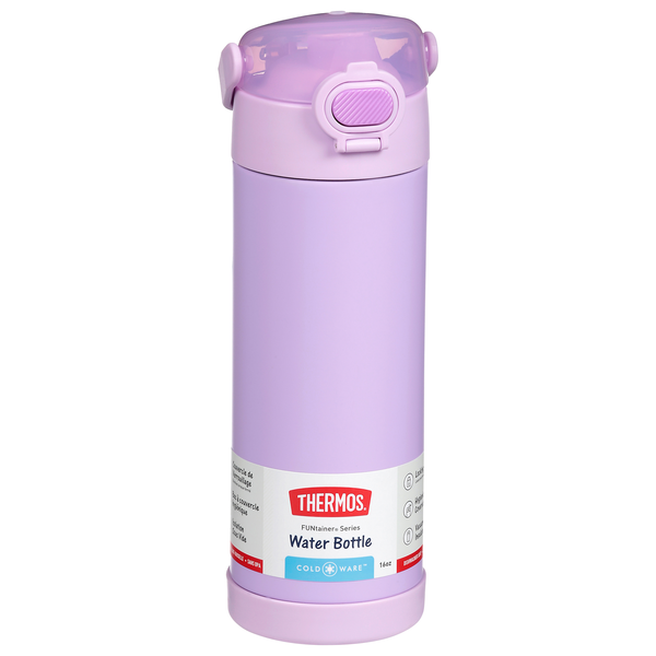 Thermos Water Bottle Purple 16 oz
