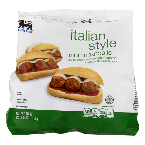 Meatballs Order Online & Save Food Lion