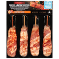 Marc Angelo Honey BBQ Bacon Twisters Chicken Breast Skewers - 4 ct