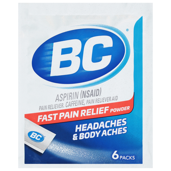 BC On-the-Go Stick Packs Fast Pain Relief Headaches & Body Aches