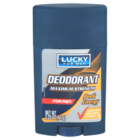 Lucky for Men Maximum Strength Peak Energy Deodorant Stick