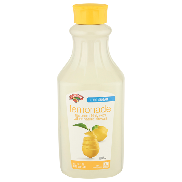 Hannaford Zero Sugar Lemonade Refrigerated