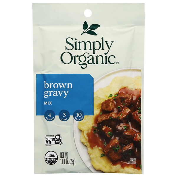 Simply Organic Brown Gravy Mix Packet