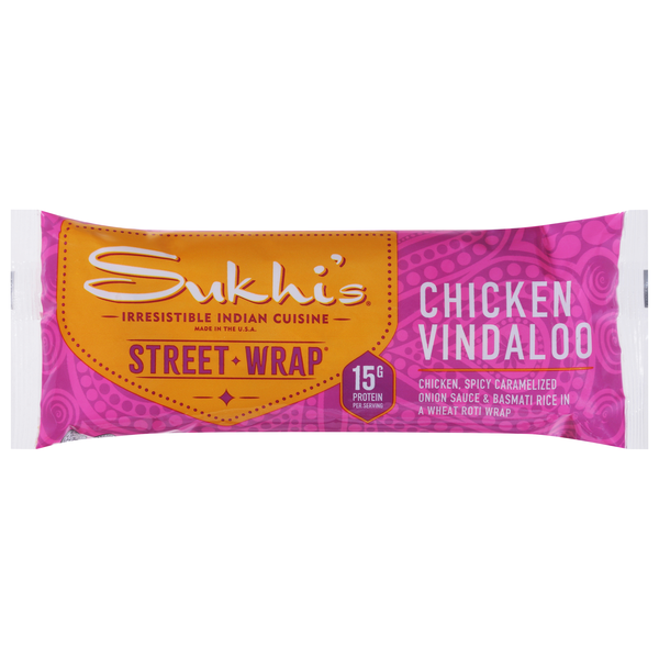 Sukhi's Chicken Vindaloo Street Wrap Frozen