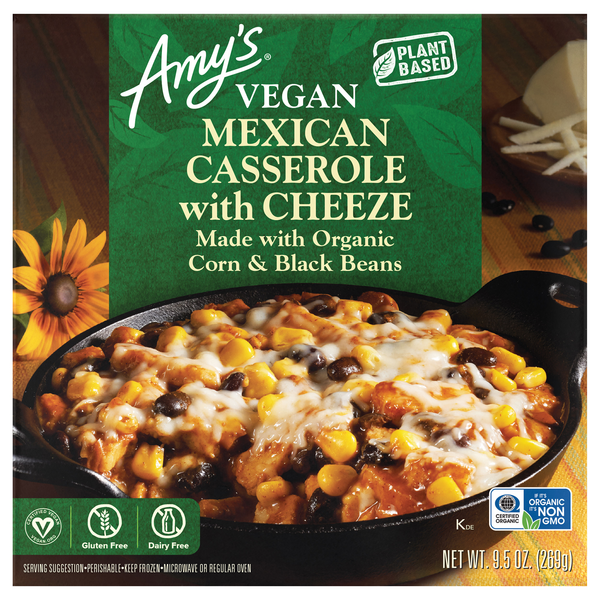 Save on Amy's Vegan Mexican Casserole with Cheese Gluten & Dairy Free