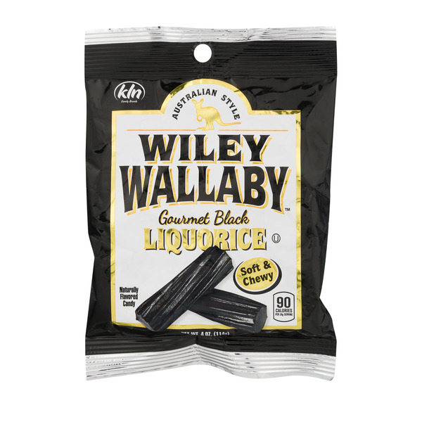 Save on Wiley Wallaby Gourmet Black Liquorice Order Online Delivery GIANT