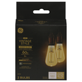 GE LED Vintage Style Amber Glass Warm Candle Light Bulb Dimmable 60w