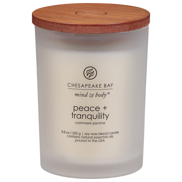 Chesapeake Bay Mind & Body Peace + Tranquility Cashmere Jasmine Candle
