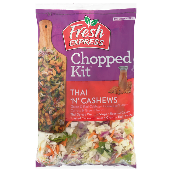 Fresh Express Chopped Thai 'N' Cashews Salad Kit
