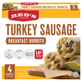 Red's Turkey Sausage Breakfast Burritos - 4 ct Frozen