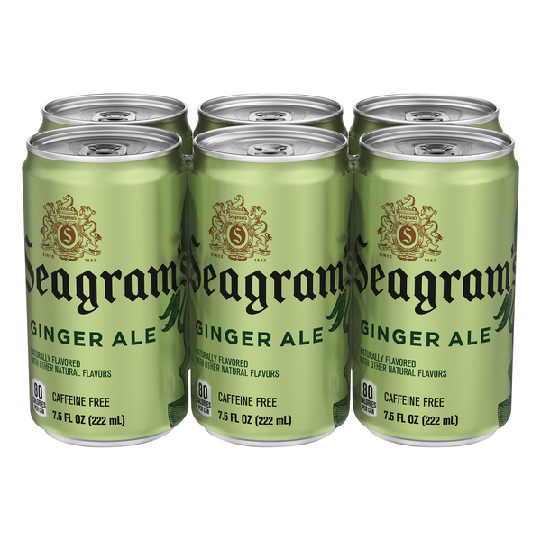 Save on Seagram's Ginger Ale Soda Caffeine Free Mini 6 pk Order