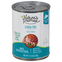 Nature's Promise Grain Free Chicken Beef Vegetable in Gravy Wet Dog Food