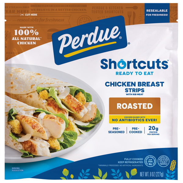Perdue Short Cuts Roasted Chicken Strips Fresh