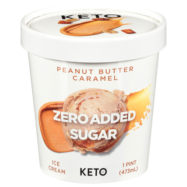 Keto Zero Sugar Added Peanut Butter Ice Cream