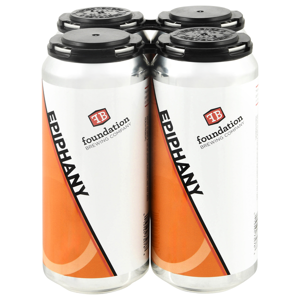 Foundation Brewing Company Epiphany New England IPA Beer - 4 pk