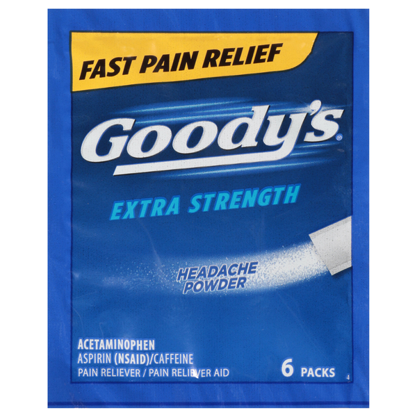 Goody's Fast Pain Relief Headache Powders Extra Strength Stick Packs