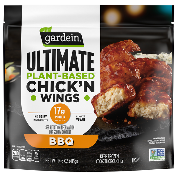 Gardein Ultimate Plant-Based BBQ Chick'n Wings Frozen