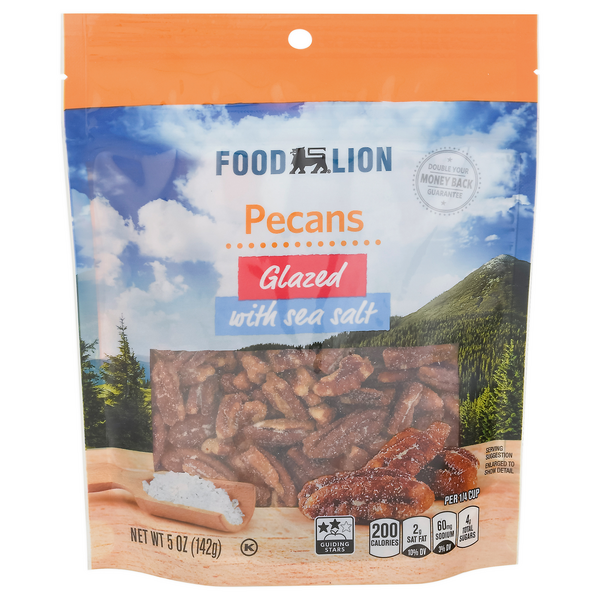 Food Lion Pecans Glazed with Sea Salt