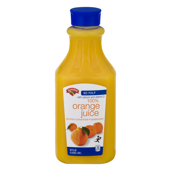 Hannaford 100% Orange Juice No Pulp
