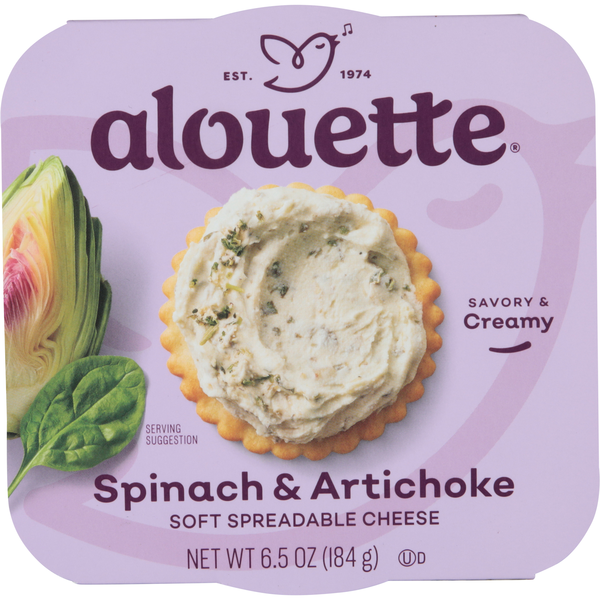 Alouette Spinach & Artichoke Soft Spreadable Cheese