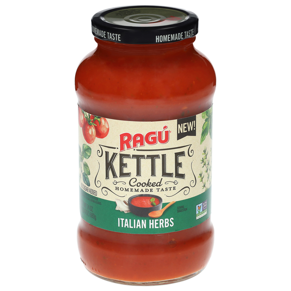 RAGU Kettle Cooked Italian Herbs Pasta Sauce
