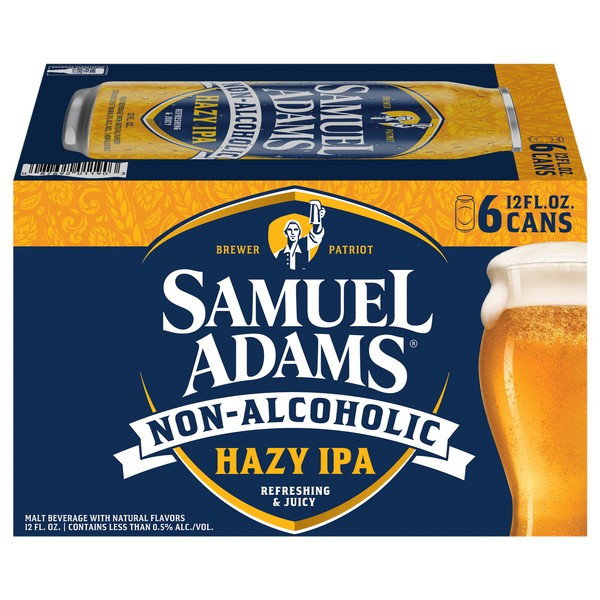 Samuel Adams Just The Haze IPA Non-Alcoholic Beer - 6 pk