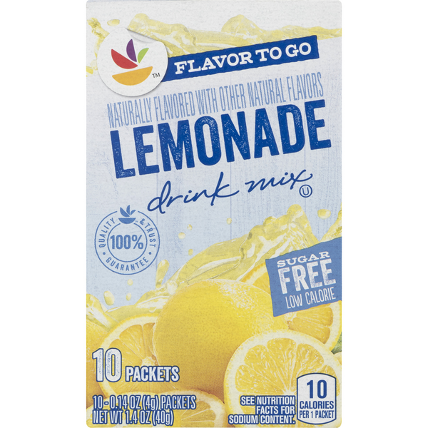 Save on GIANT Flavor To Go Drink Mix Lemonade Sugar Free 10 ct Order