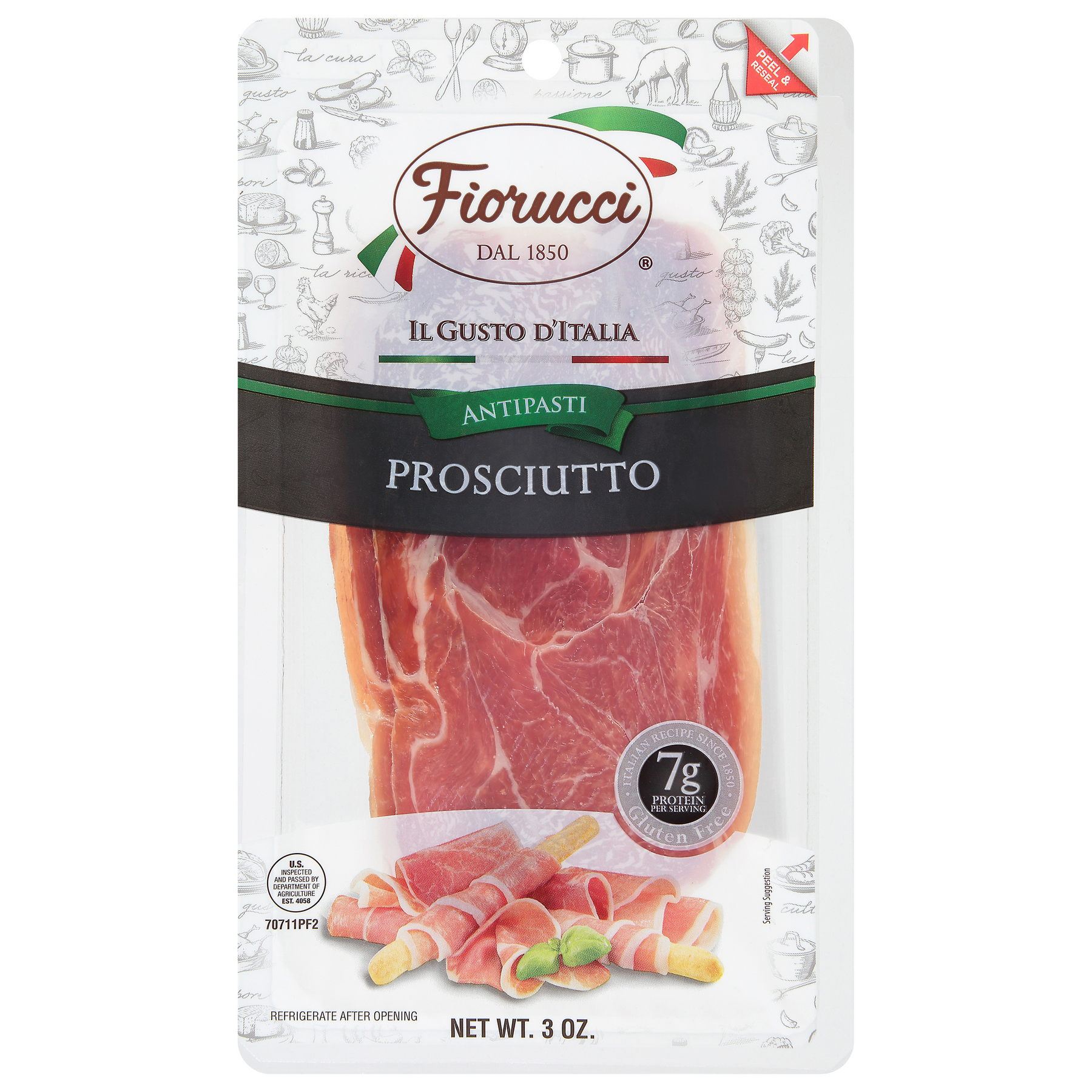 Fiorucci Fiorucci Prosciutto Sliced