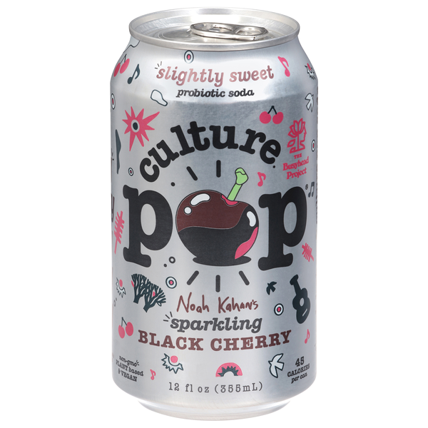 Culture Pop Black Cherry Probiotic Soda