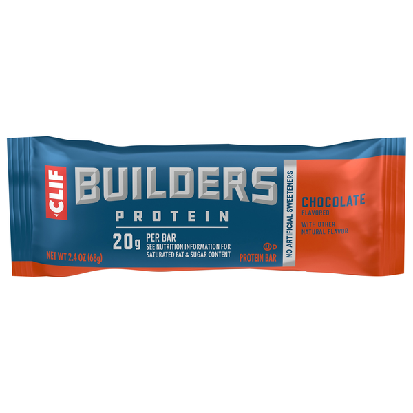 CLIF Builders Gluten Free Chocolate 20g Protein Bar