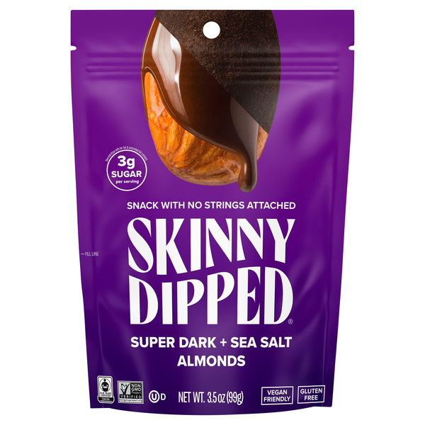 Skinny Dipped Almonds Super Dark + Sea Salt