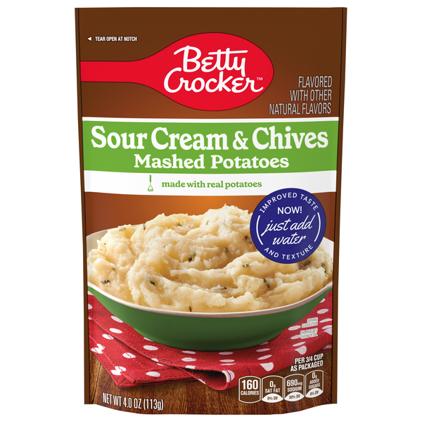 Betty Crocker Sour Cream & Chives Mashed Potatoes