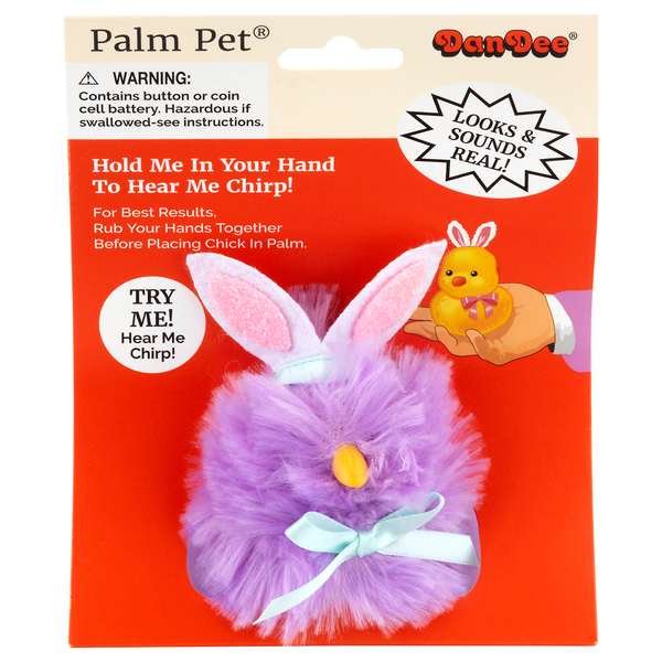 DanDee Palm Pet Easter Toy Pink
