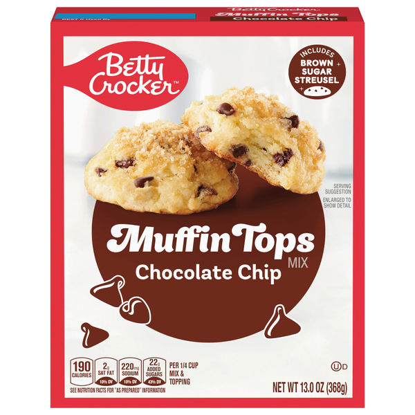 Save on Betty Crocker Chocolate Chip Muffin Tops Mix Order Online